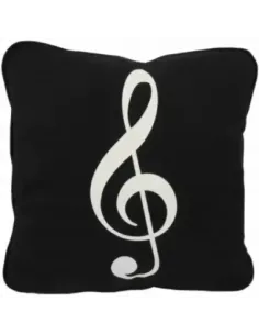 Cojín Clave de Sol Agifty P-2002 Negro 40x40cm