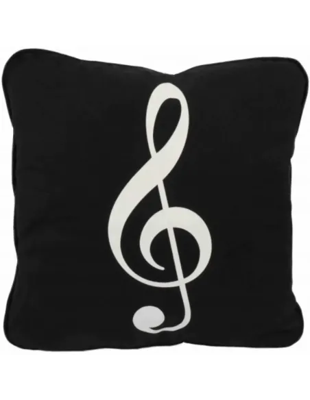 Cojín Clave de Sol Agifty P-2002 Negro 40x40cm