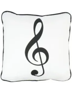 Cojín Clave de Sol Agifty P-2003 Blanco 40x40cm