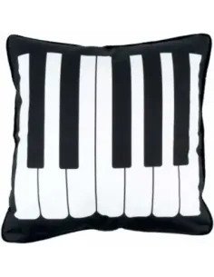 Cojín Teclas Agifty P-2014 Negro 40x40cm