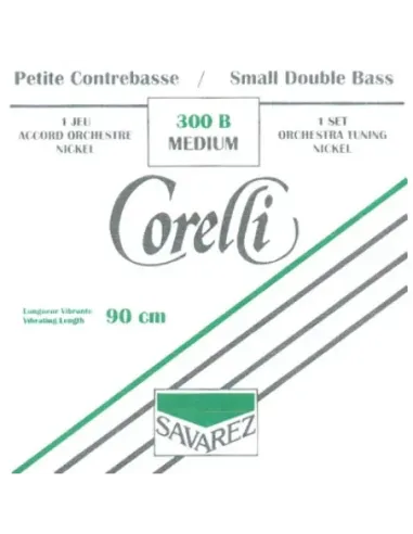 Juego Contrabajo 1/4 Corelli Orchestra 300-B Níquel