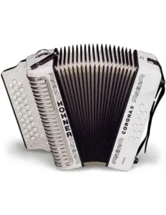 Acordeón Hohner A-5622-GCF Corona II Blanco 2