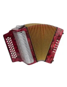 Acordeón Hohner A-5623-GCF Corona II Rojo 2