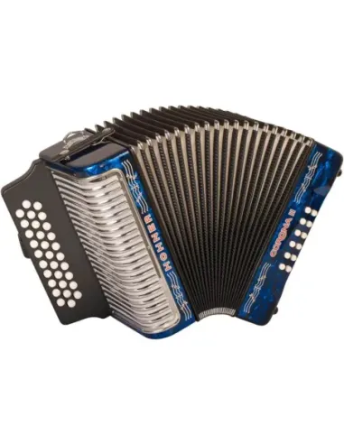Acordeón Hohner A-5624-GCF Corona II Azul