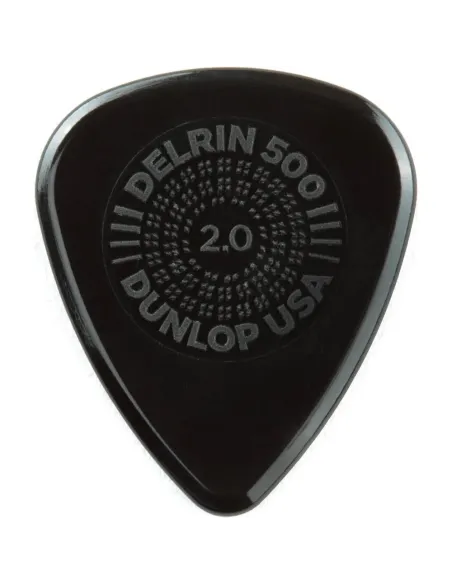 Bolsa 12 Púas Dunlop 450P-200 Prime Grip Delrin 500 2.00mm