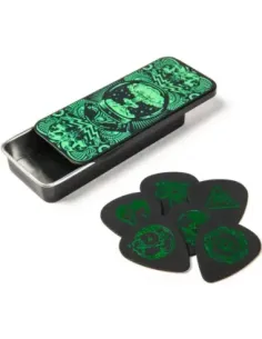 Lata 6 Púas Dunlop ILDCT-01 I Love Dust Green 2