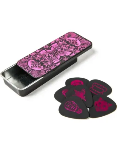 Lata 6 Púas Dunlop ILDCT-02 I Love Dust Magenta