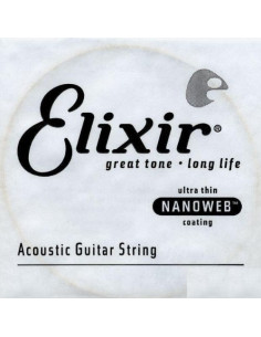 Cuerda Acústica Elixir Nanoweb 022B