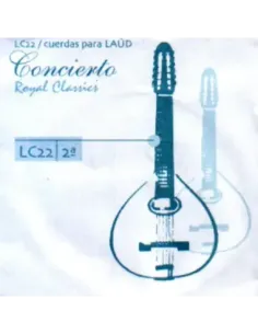 Cuerda 2ª Laúd Royal Classics Concierto LC-22 2