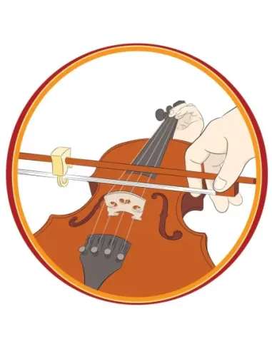 Posicionador Para Arco Violín Bow Stopper BS2 Negro