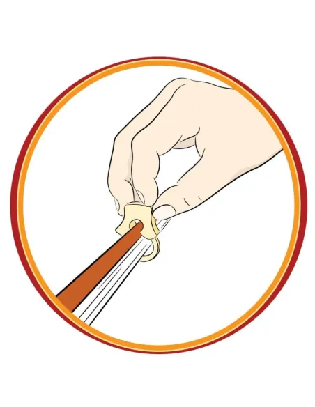 Posicionador Para Arco Violín Bow Stopper BS2 Rojo