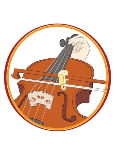 Posicionador Para Arco Violín Bow Stopper BS2 Rojo
