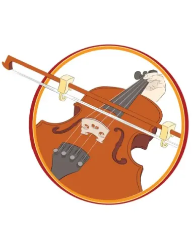 Posicionador Para Arco Violín Bow Stopper BS2 Rojo