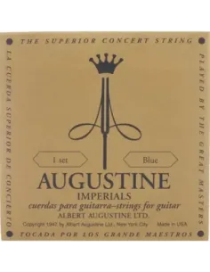 Juego Cuerdas Guitarra Clásica Augustine Imperial Azul 2