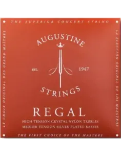 Juego Cuerdas Guitarra Clásica Augustine Regals Roja 2