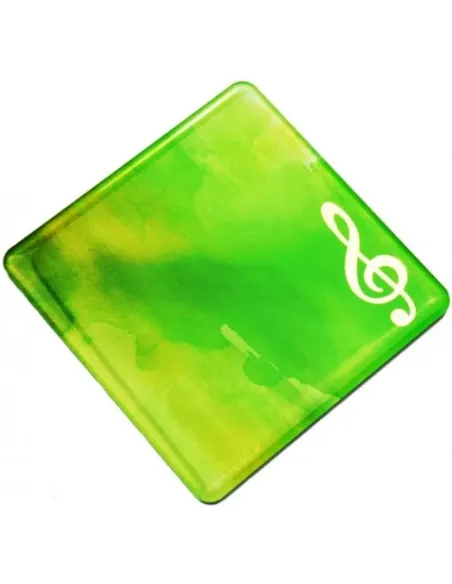 Imán Posavasos Agifty M-1020 Verde Clave de Sol