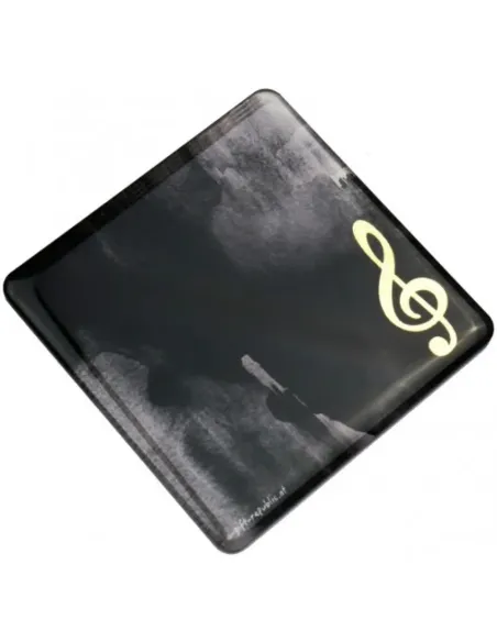 Imán Posavasos Agifty M-1021 Negro Clave de Sol