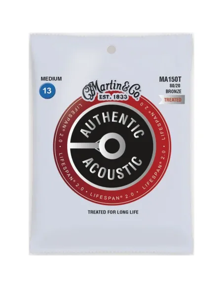 Juego Cuerdas Guitarra Acústica Martin MA-150T Lifespan 80/20 013-056