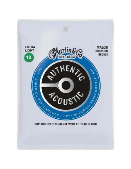 Juego Cuerdas Guitarra Acústica Martin MA-530 Phosphor 92/8 010-047