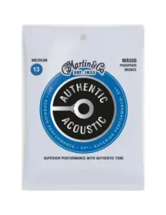 Juego Cuerdas Guitarra Acústica Martin MA-550 Phosphor 92/8 013-056 2