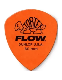 Bolsa 12 Púas Dunlop 558P-060 Tortex Flow Standard 0.60mm Pickers