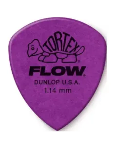 Bolsa 12 Púas Dunlop 558P-114 Tortex Flow Standard 1.14mm Pickers