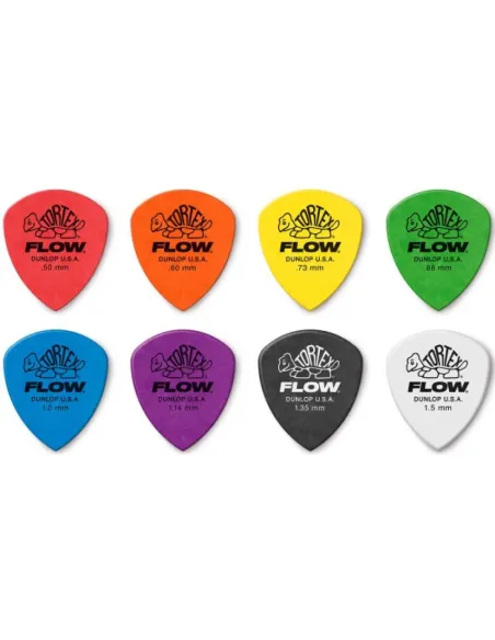 Caja 216 Púas Dunlop 5580 Tortex Flow Standard