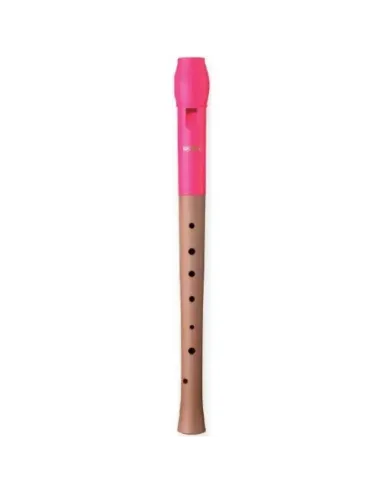 Flauta Dulce Soprano Digitación Alemana Smart WRS-4338G-PK Mixta Rosa