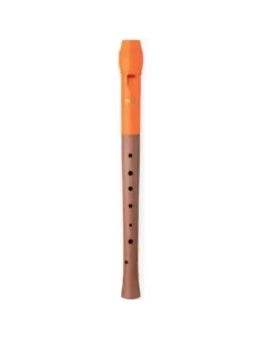 Flauta Dulce Soprano Digitación Alemana Smart WRS-4338G-OG Mixta Naran 2
