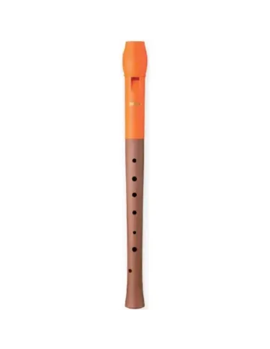 Flauta Dulce Soprano Digitación Alemana Smart WRS-4338G-OG Mixta Naran