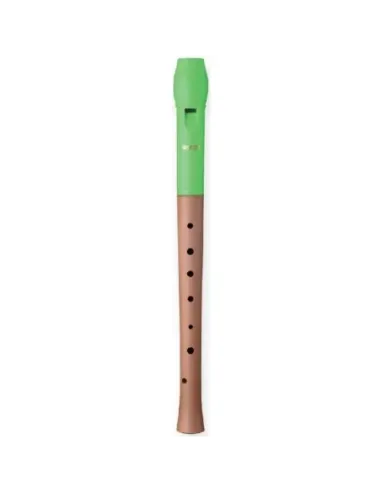 Flauta Dulce Soprano Digitación Alemana Smart WRS-4338G-GR Mixta Verde