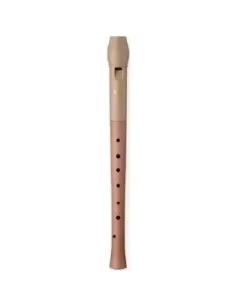 Flauta Dulce Soprano Digitación Alemana Smart WRS-4338G-BG Mixta Beige 2