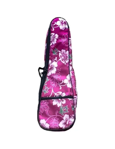 Funda Ukelele Soprano Woodi WUC-21-NW01 Floral Rosa