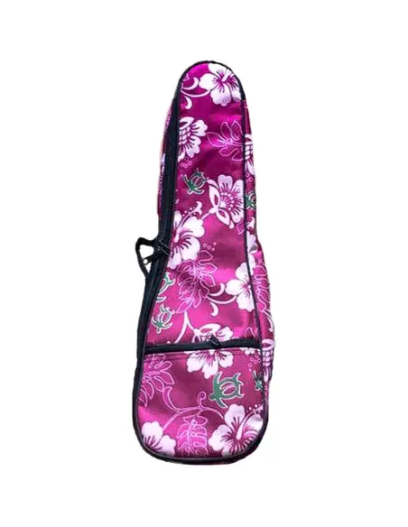 Funda Ukelele Soprano Woodi WUC-21-NW01 Floral Rosa