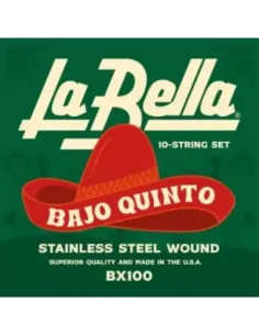 Juego Bajo Quinto La Bella BX-100 2