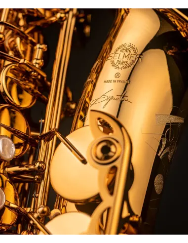 SELMER - Saxo Alto Signature Dorado Goldmessing Grabado (DGG)