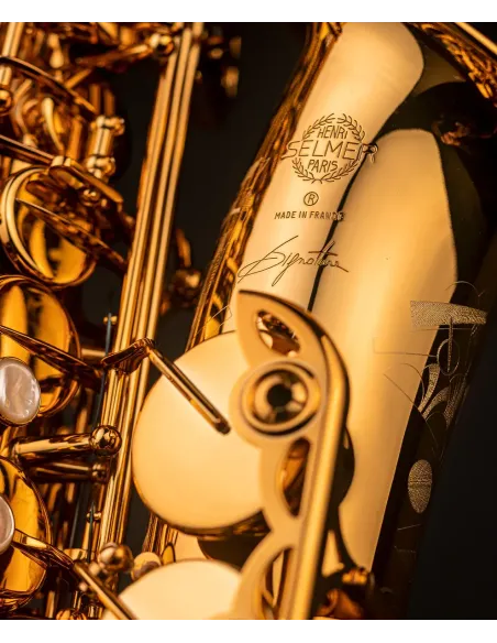 SELMER - Saxo Alto Signature Dorado Goldmessing Grabado (DGG)