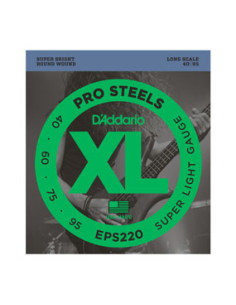 Juego Cuerdas Bajo D'Addario EPS-220 040-095