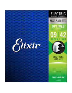 Juego Cuerdas Eléctrica Elixir Optiweb 19002 (009-042)