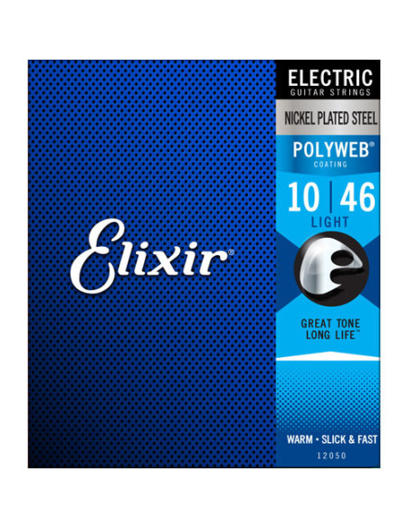 Juego Cuerdas Guitarra Eléctrica Elixir Polyweb 12050 (10-46)