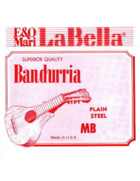Cuerda 3ª Bandurria La Bella MB-553 (Par)