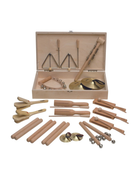 Kit Pequeña Percusión Goldon Caja 32 PZ 30140