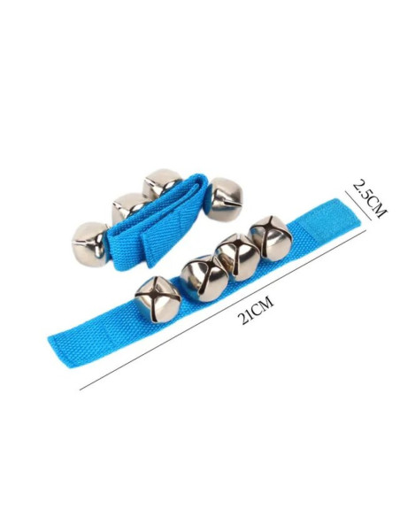 Muñequera Con Cascabeles Goldon 33408 Azul