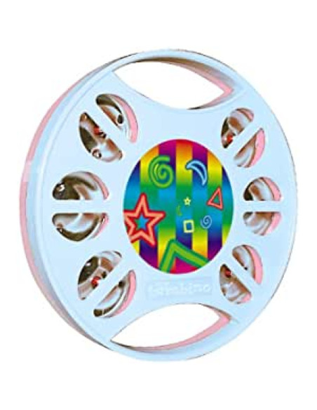 Pandereta Rhythm Tech Tambino Azul Rosa RT1500