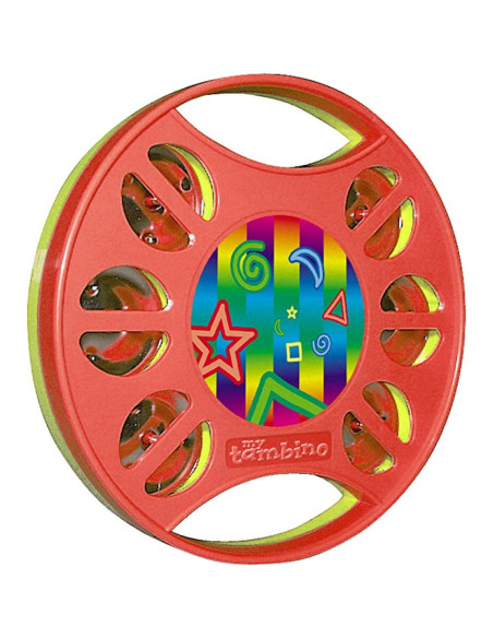 Pandereta Rhythm Tech Tambino Roja Amarilla RT1531