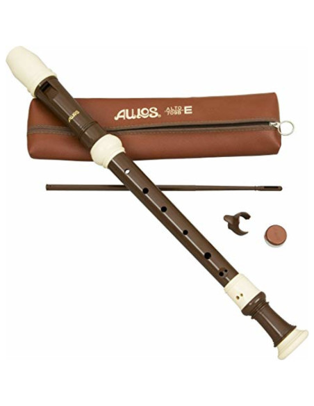 Flauta Dulce Alto Digitación Barroca Aulos 709-B 3 Piezas