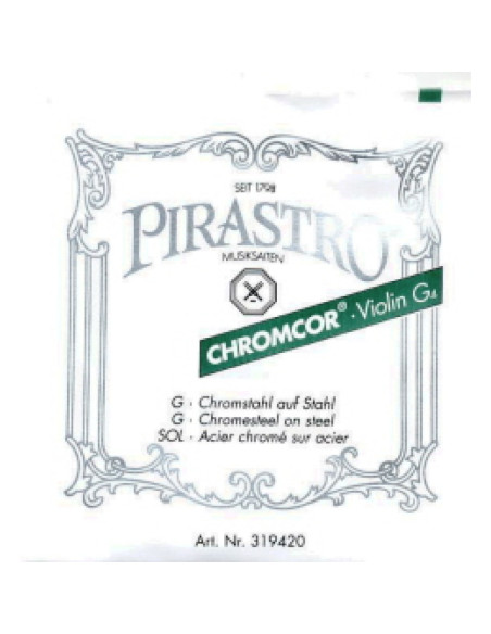 Cuerda 4 Pirastro Violín 3/4-1/2 Chromcor 319440