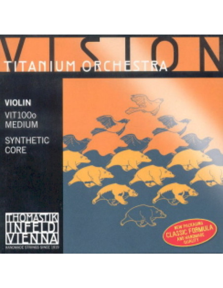 Juego Violín Thomastik Vision Titanium Orchestra VIT-100-O