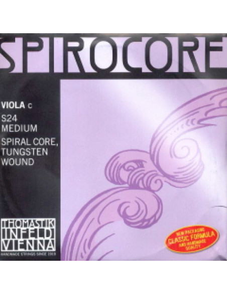 Cuerda 4 Viola Thomastik Spirocore Wolframio S-24