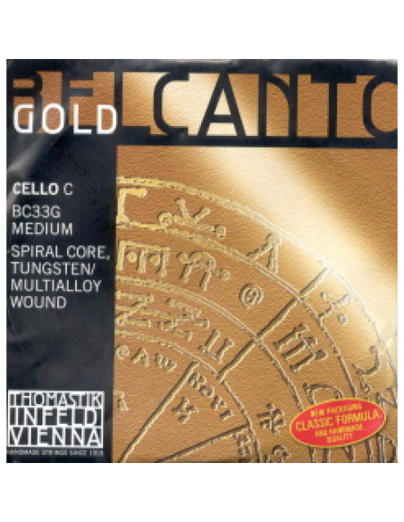 Cuerda 4 Cello Thomastik Belcanto Gold BC-33G